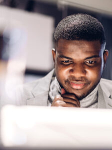 man looking pensive about his real estate portfolio lacking activity
